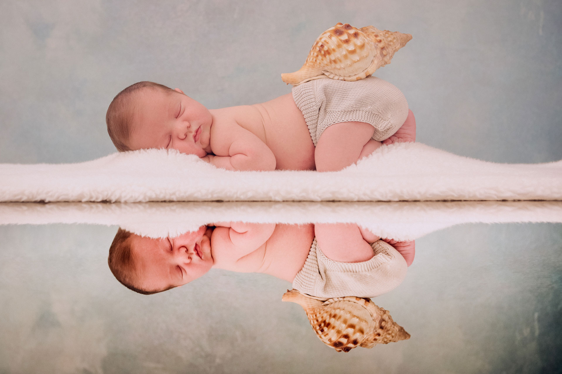 fotos originales de estudio para bebés de un año - Fotógrafo